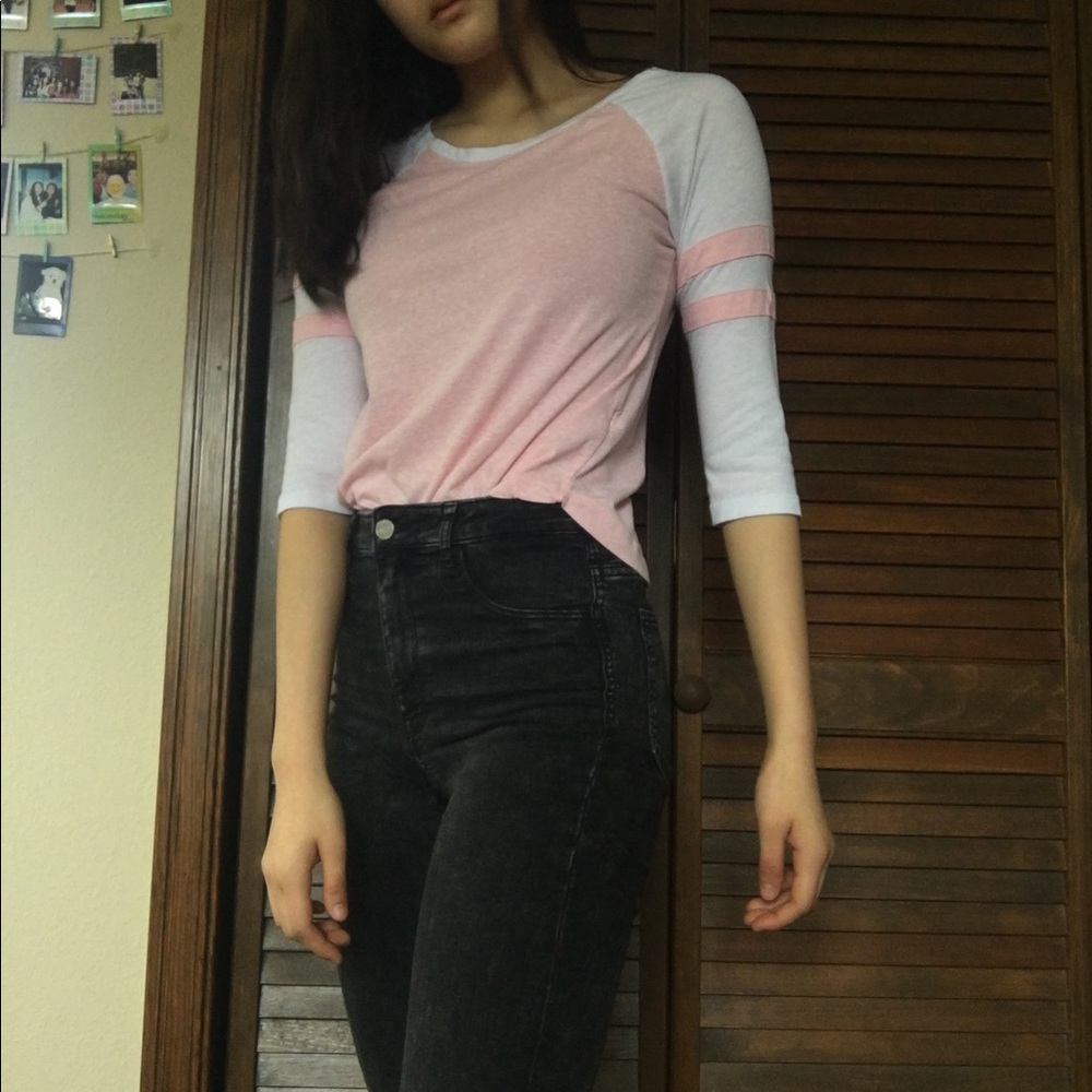 Pink long sleeve tshirt
